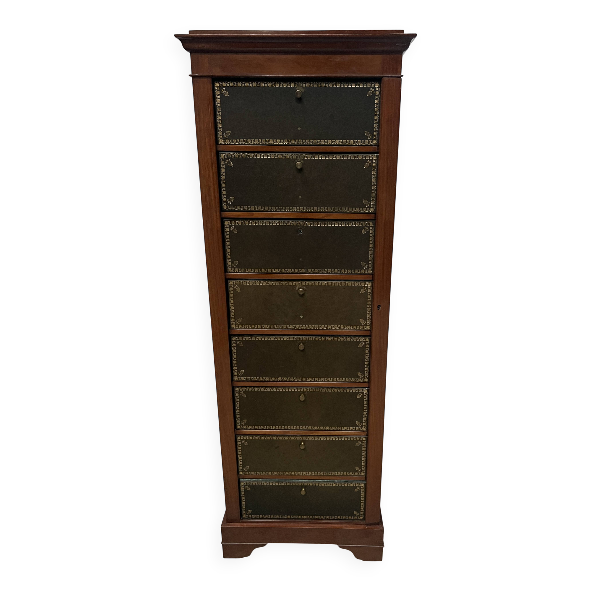 Meuble Cartonnier de style Louis Philippe en acajou XIX siècle