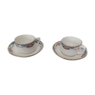 Cups and saucers