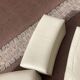 Pair of Armchairs and Footrest Rocking chair Roset Line