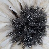 Juju hat white / black heart to peas 80/85 cm