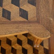 Walnut and Rosewood Marquetry Service Table – 1940