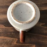 Vintage sandstone mug, mustache