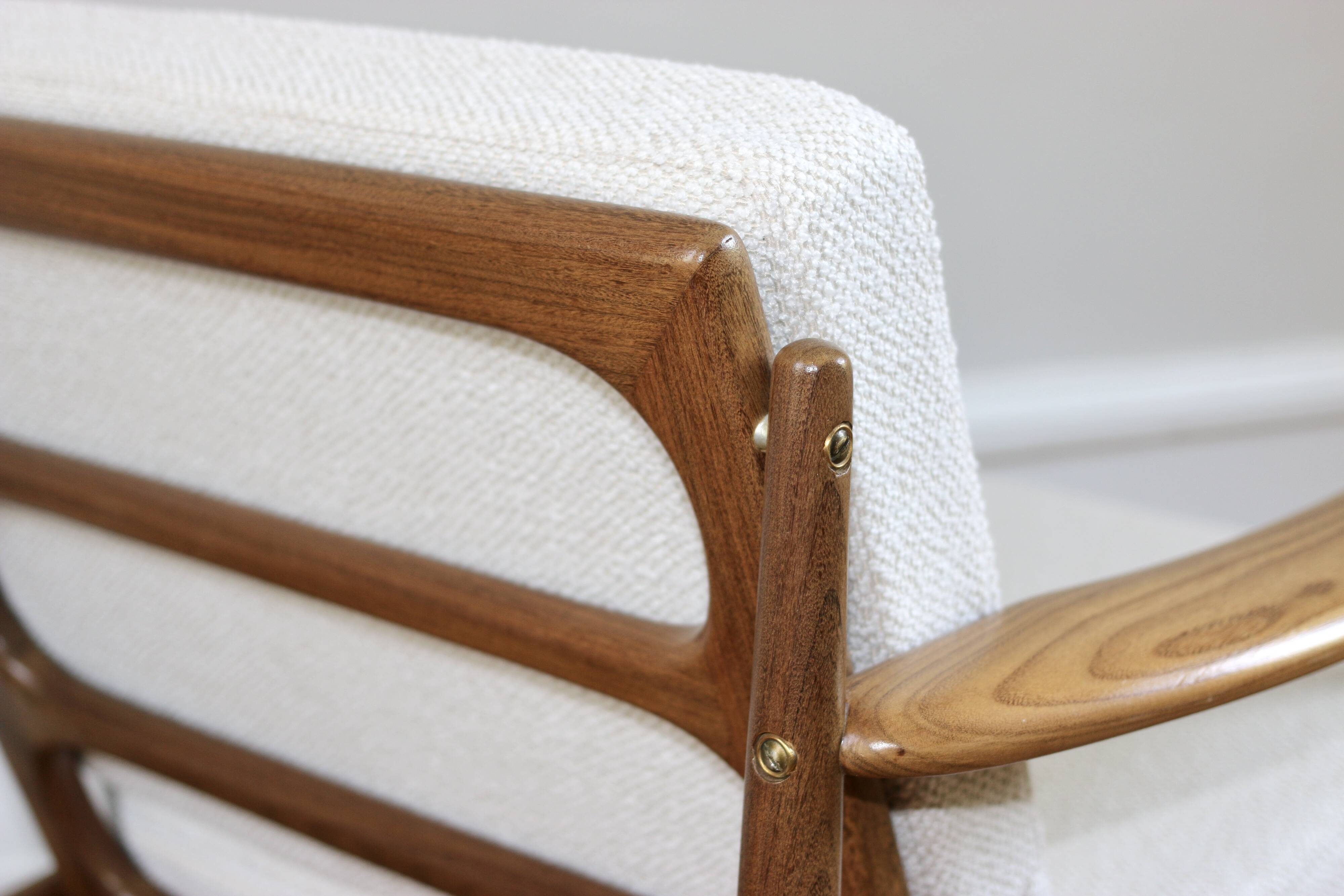 Vintage Scandinavian teak armchair Grete Jalk 1960