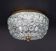 vintage limburg bubble glass ceiling LAMP model A 637 flush mount 1970s