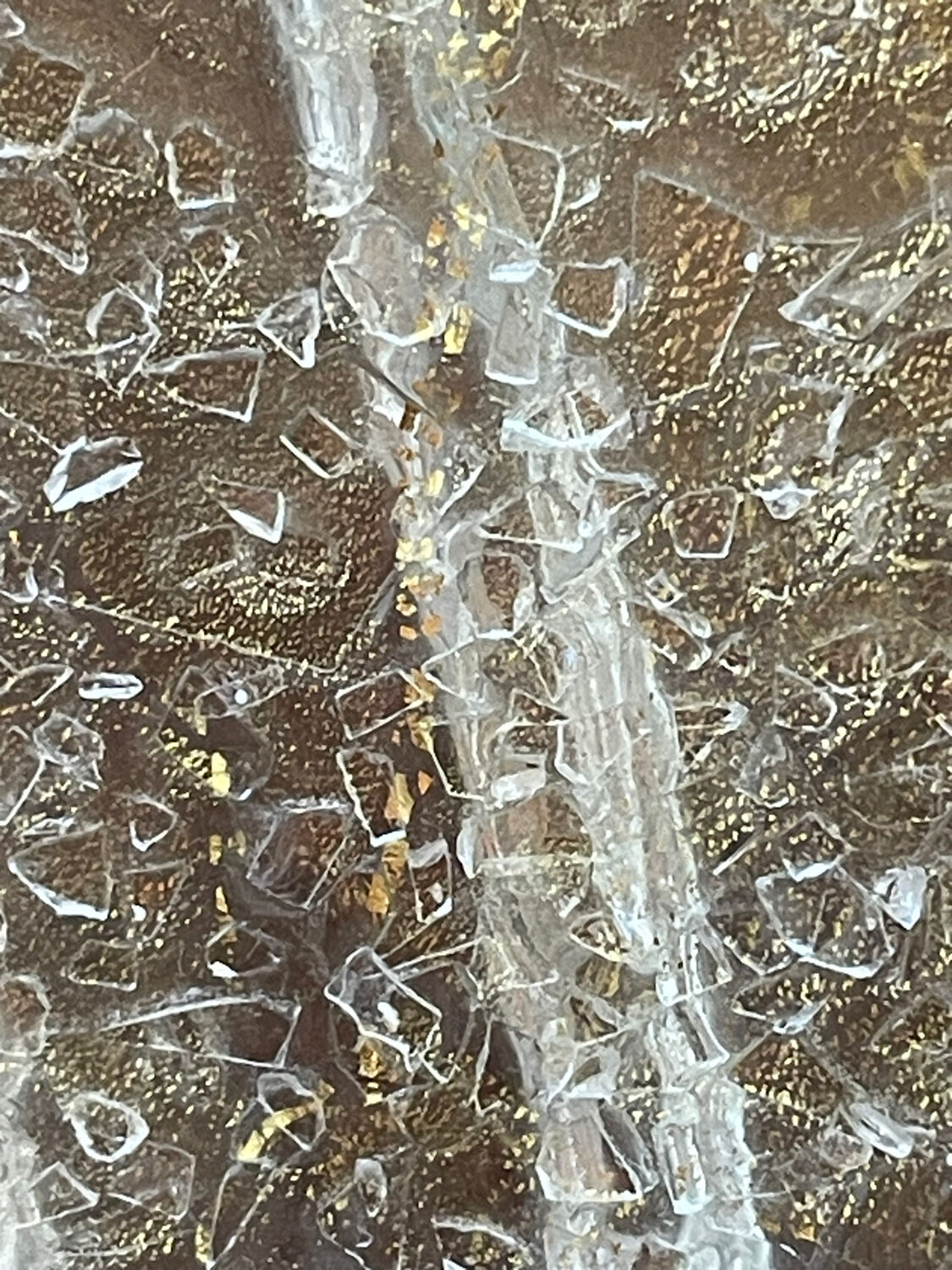 Vintage shell Murano wall lamp