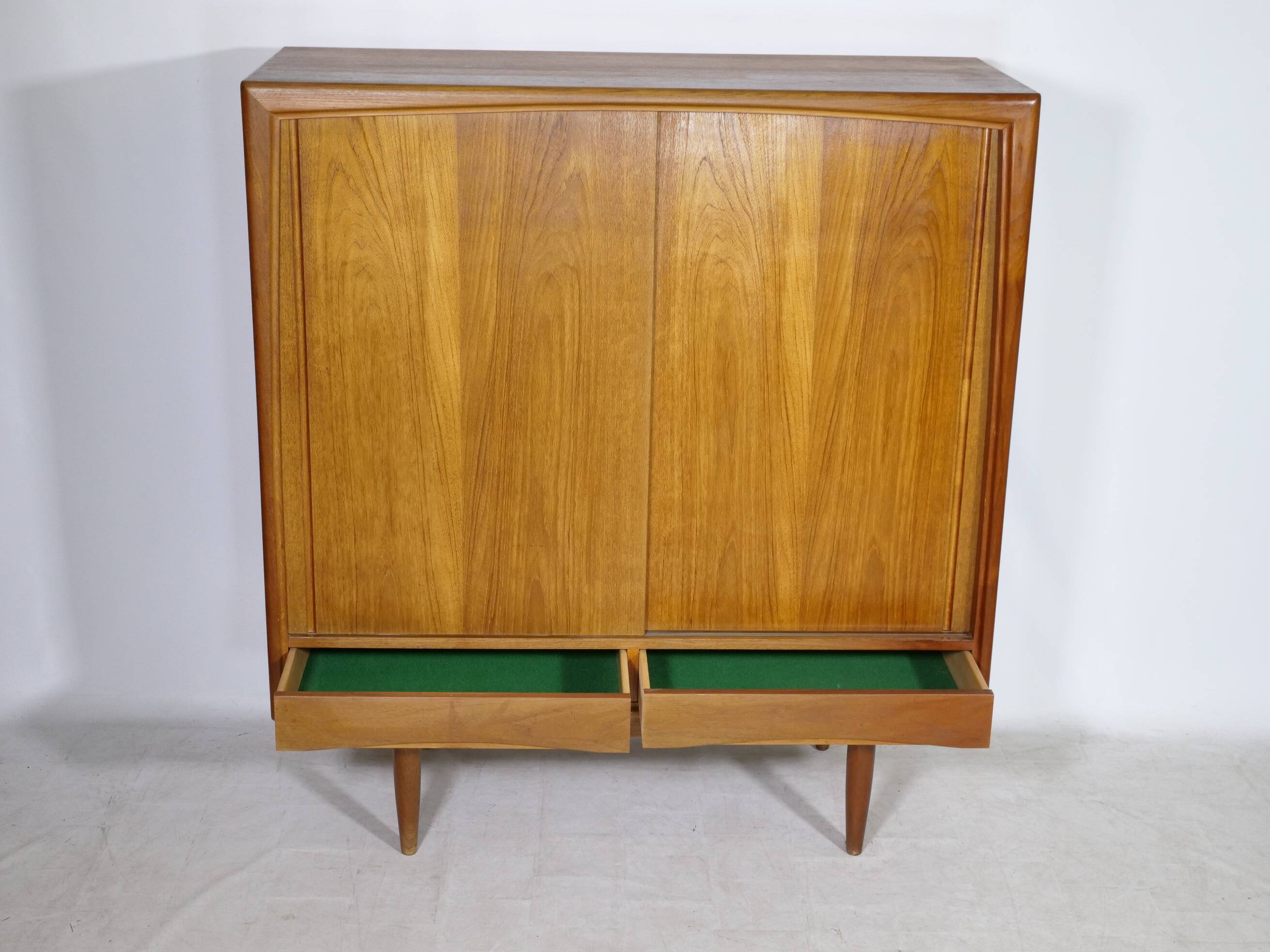 Mid Century Teak Highboard by Axel Christensen for Aco Møbler, 1960s