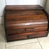 Vintage wooden curtain box