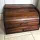 Vintage wooden curtain box