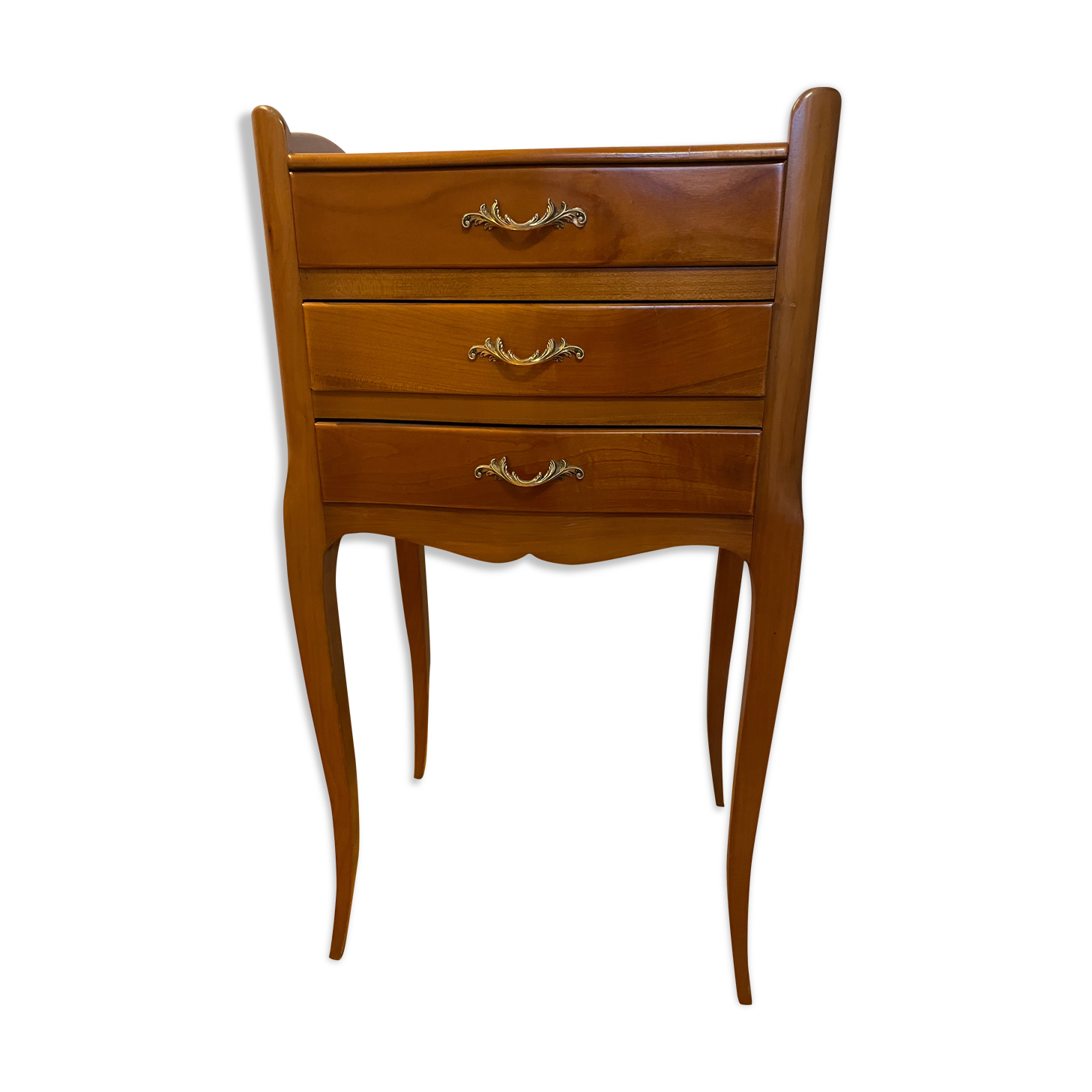 Bedside table XV solid wood mahogany