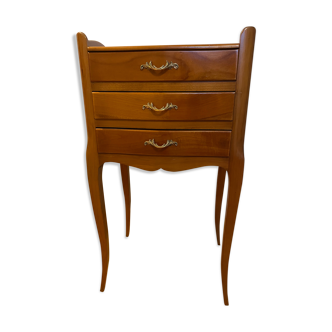 Bedside table XV solid wood mahogany