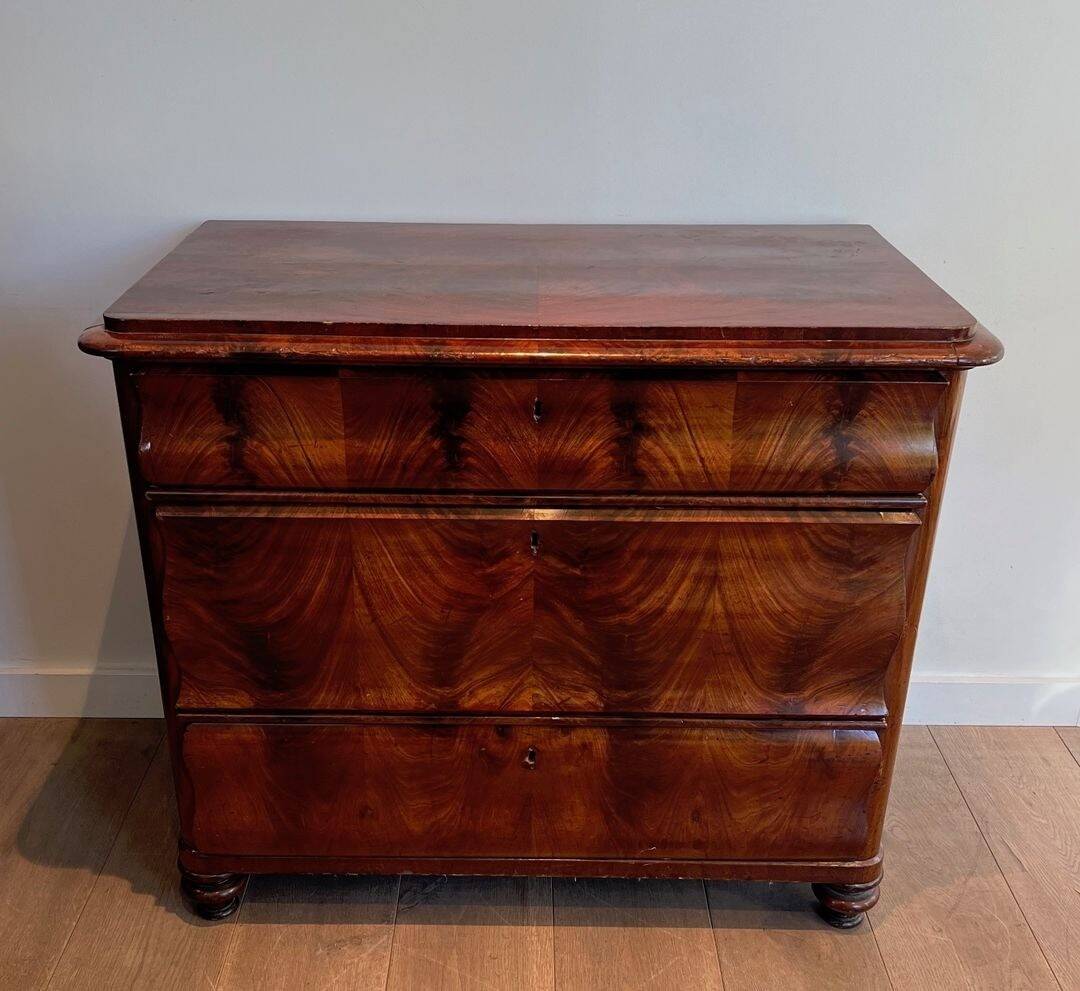 Three-Drawer Mahogany Commode, France, circa 1820