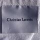 7 serviettes en coton damassé blanches, Christian Lacroix, vintage