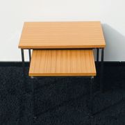 Pair coffee tables by Pierre Guariche for Meurop 60