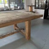 Table de Ferme Kingstone en Chêne Massif ancien - 300 cm de long