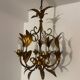 Golden palm leaf lustre 1970s