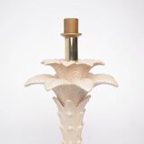 Vintage ceramic palm tree lamp, 1970s