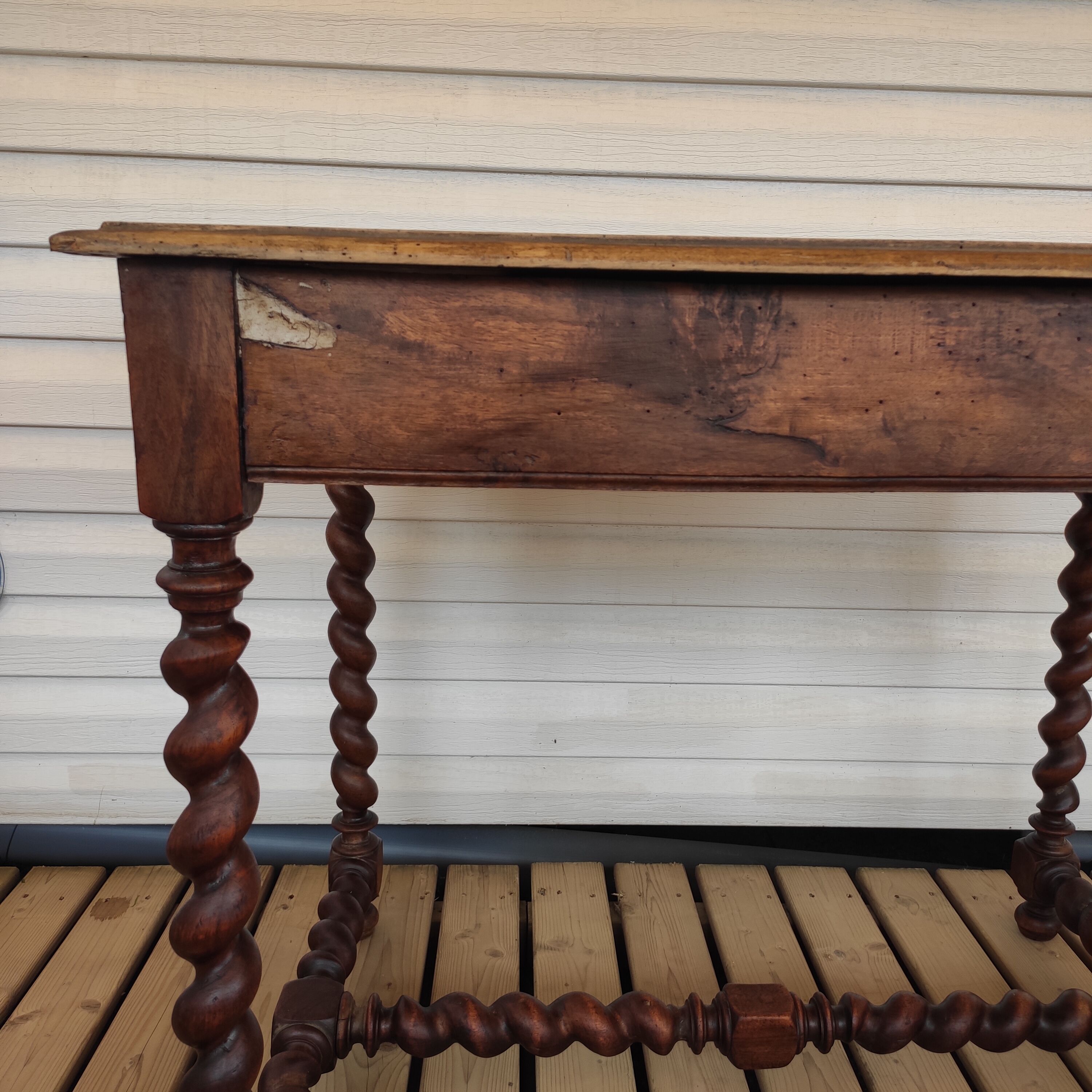 Old office table Louis XIII style