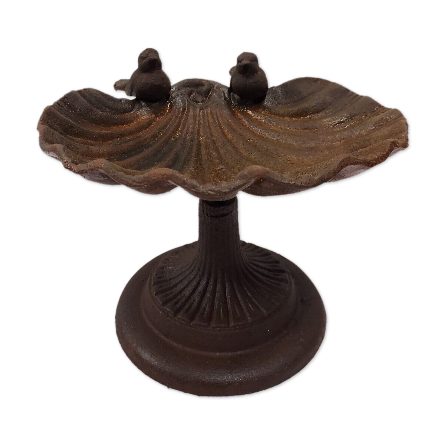 Cast iron birdbath