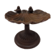 Cast iron birdbath