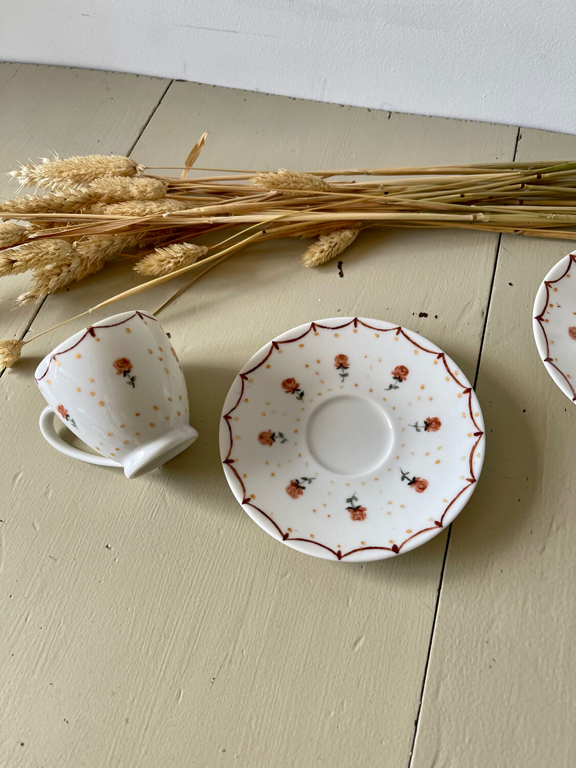 Pair of porcelain cups