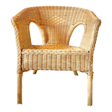 Vintage rattan armchair