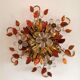 Ceiling lamp or wall lamp Maison Banci gilded metal and Murano glass
