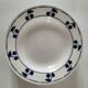Set of 4 antique soup plates – “Blue Cherries” design – 1950s