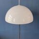Vintage GEPO Space Age mushroom floor lamp, white acrylic glass shade.