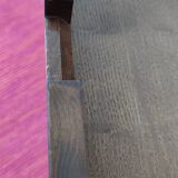 A pair of minimalist bedside tables