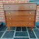 Vintage wooden chest of drawers