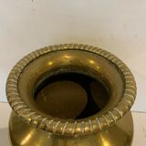 Vase with hammered copper neck XX century