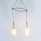 Double Pendant Lamp from Rotaflex, 1950s