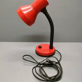 Elite - industrial style desk lamp - red lacquered metal - netherlands - 90's