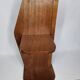 Art Deco style solid wood side table, 53 cm