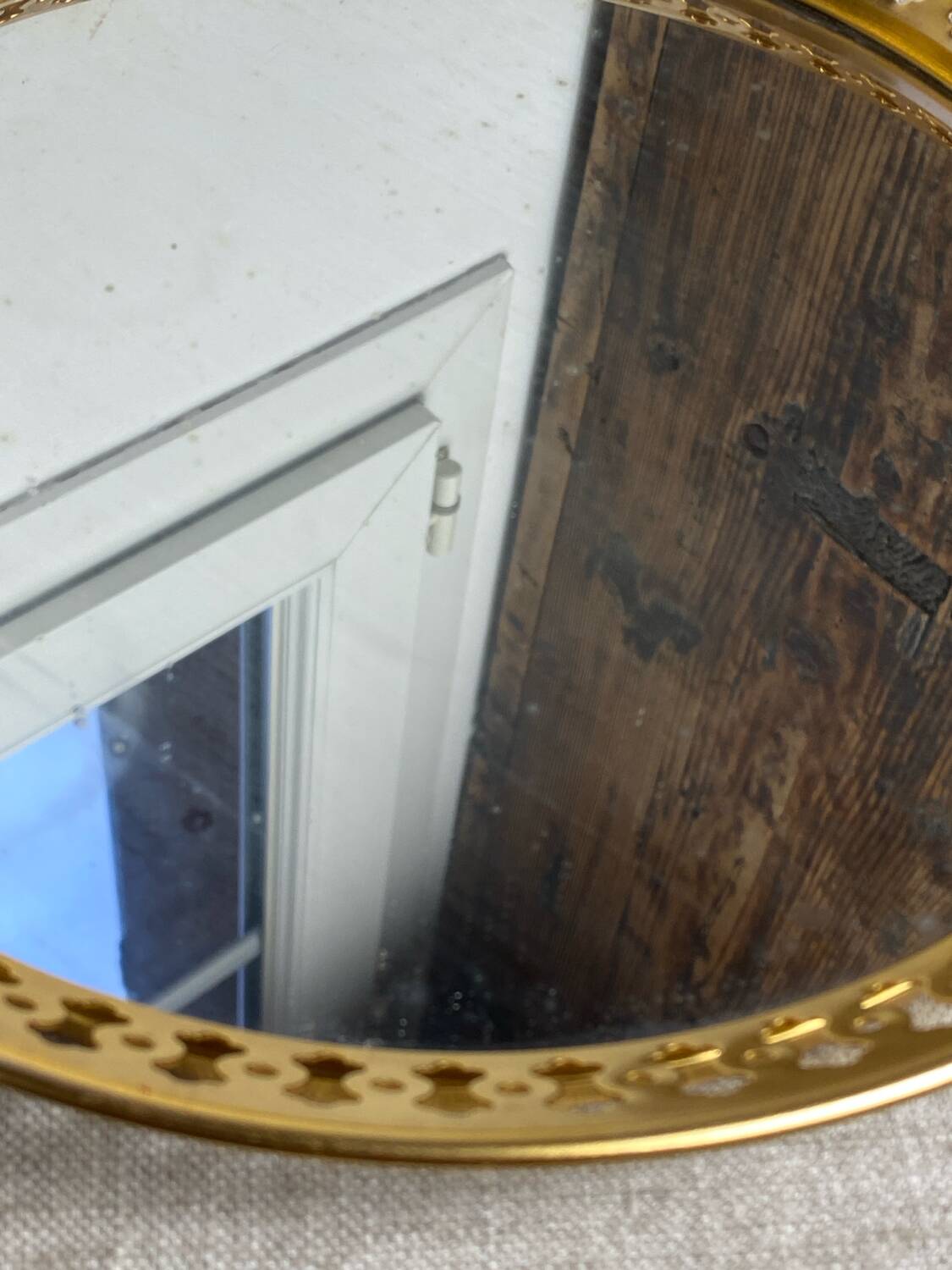 Oxydor mirrored tray, 1950s/60s