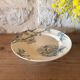 Plate on pedestal Creil and Montereau model Cherry Tree