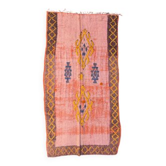 Tapis Marocain Boujad orange - 146 x 283 cm