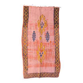 Moroccan rug Boujad orange - 146 x 283 cm