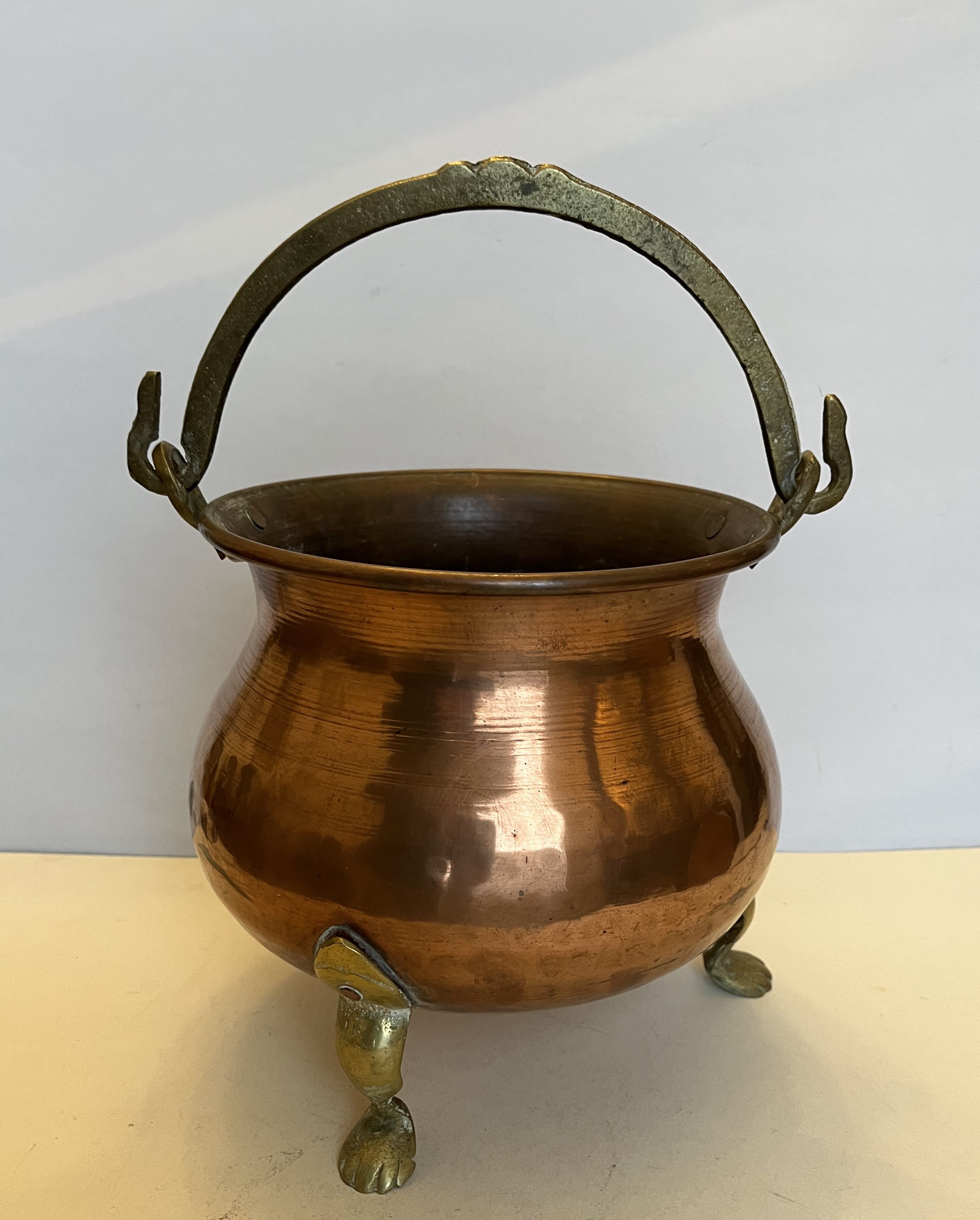 Copper cauldron - pot cover
