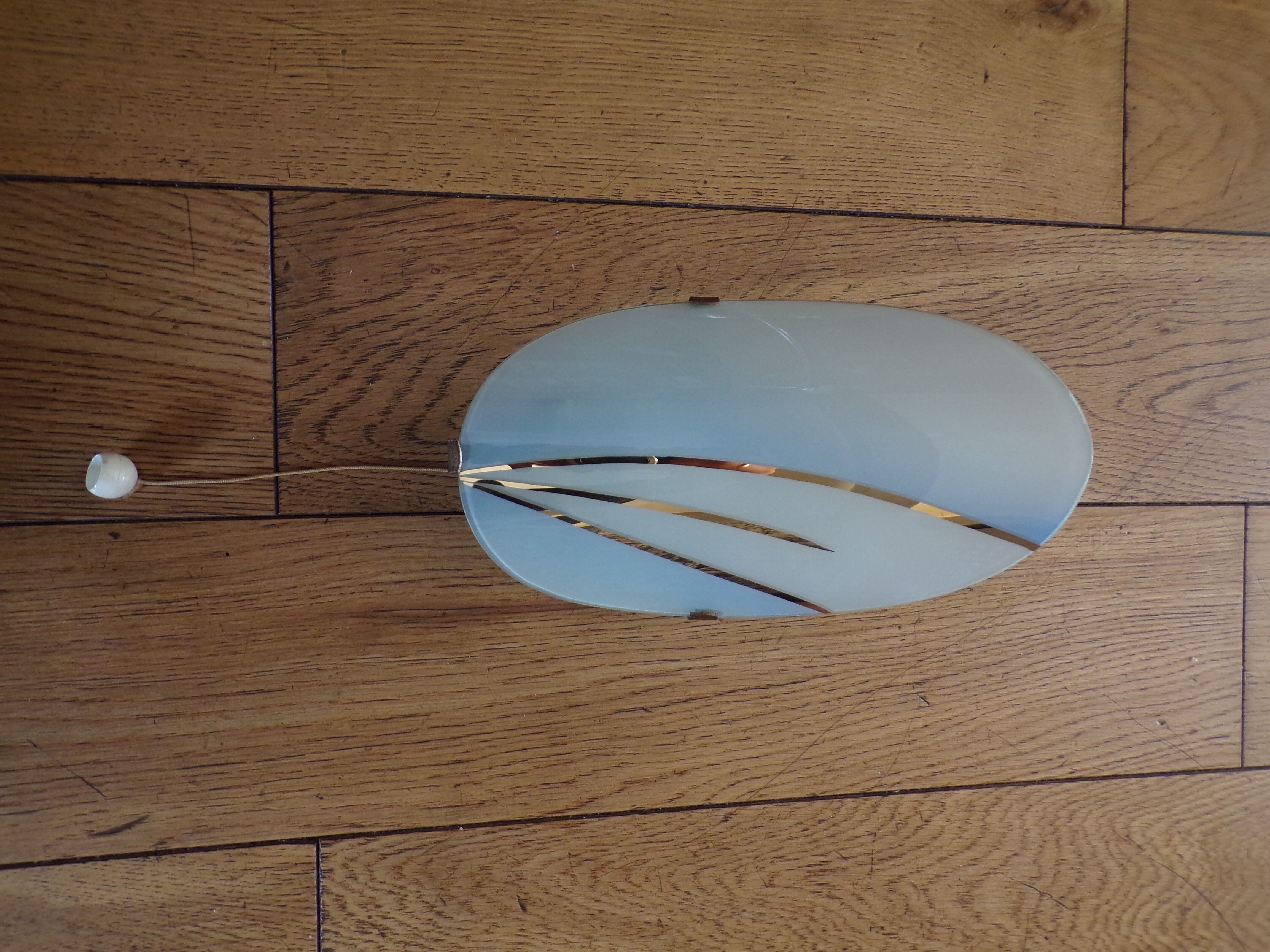 Modernist glass wall lamp