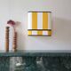 La divine – yellow deckchair striped wall light (large model).