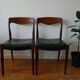 Pair of Scandinavian teak chairs by Niels O. Moller circa 1950