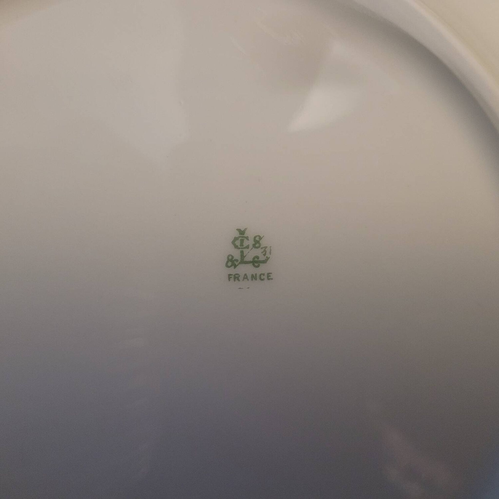 40s floral porcelain plate series