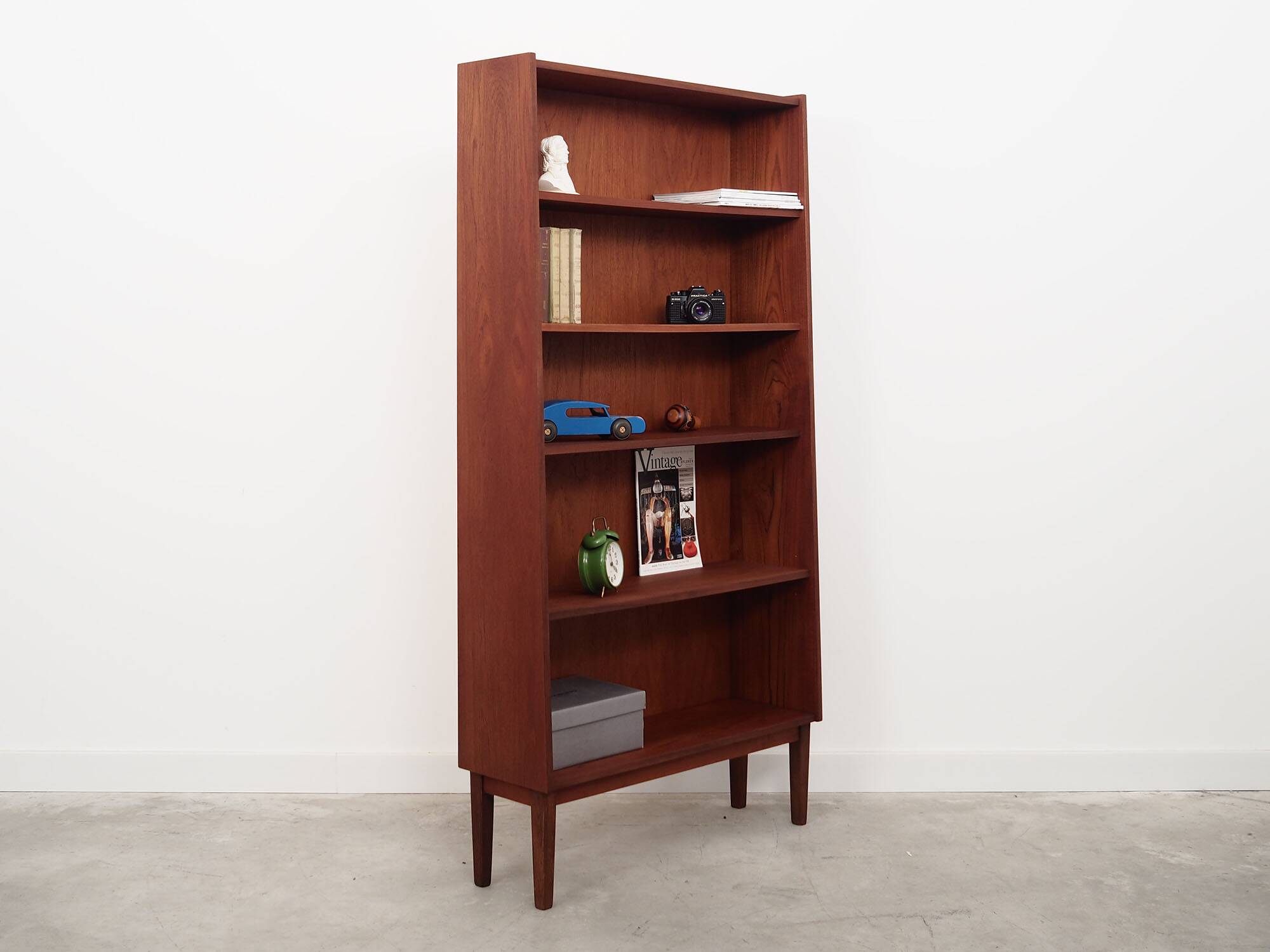 Teak bookcase, Danish design, 60's, production: Denmark