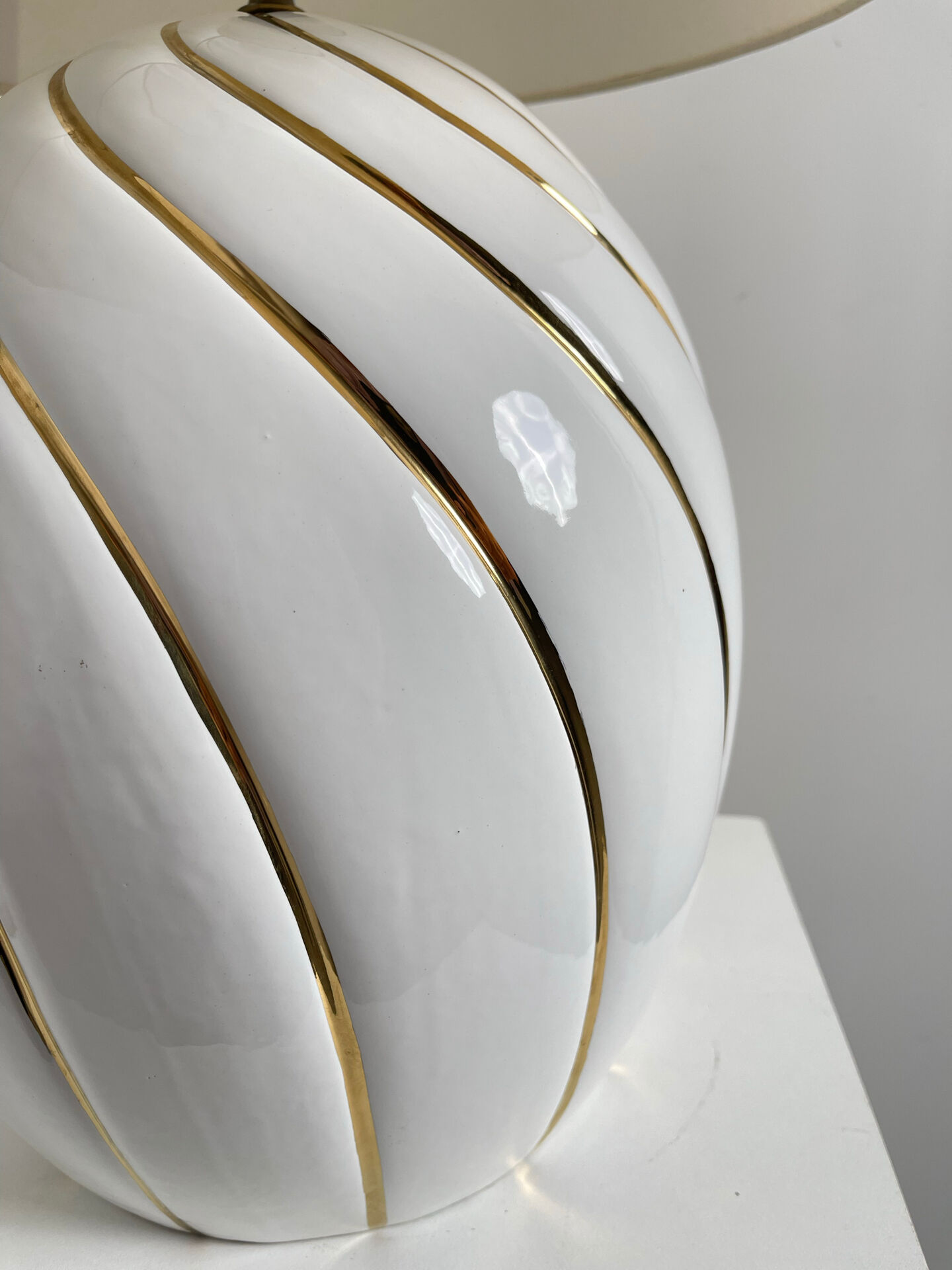 Lampe en céramique Italie 1970