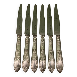 6 couteaux à entremets - xvi