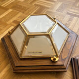 Set of two hexagonal Sothis wall lights