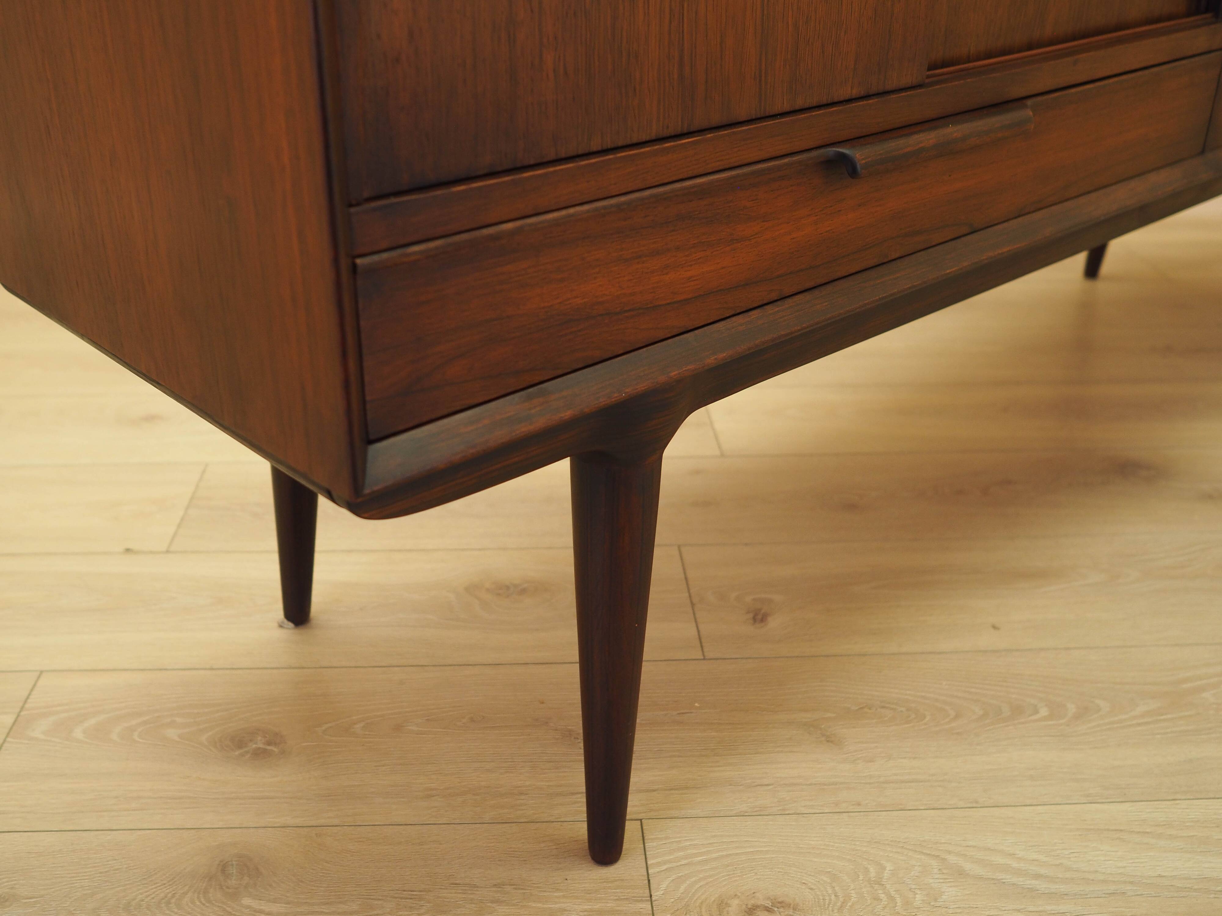 Rosewood highboard, Danish design, 1970s, manufacturer: Omann Jun