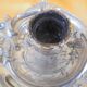 Bronze hand candle holder silver Louis XV style