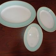 Plat ovale et raviers "Meudon" K&G Lunéville